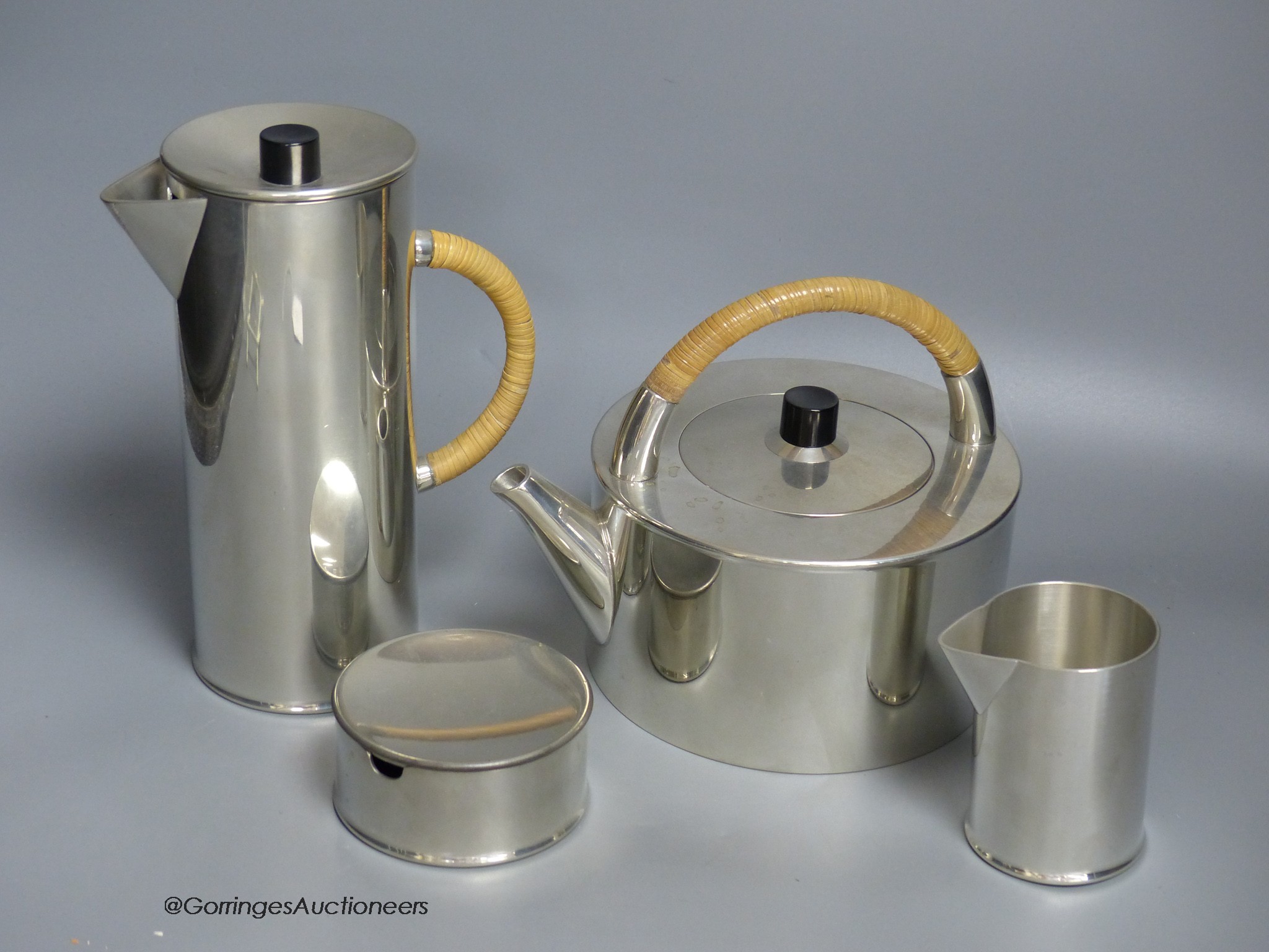 A Royal Selangor pewter tea and coffee set